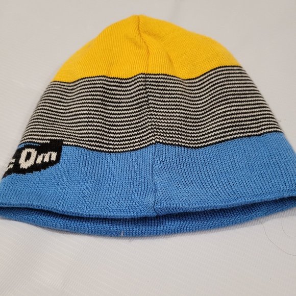 NWT Volcom Boy's Skate Surf Blue Yellow Faces - Picture 2 of 6